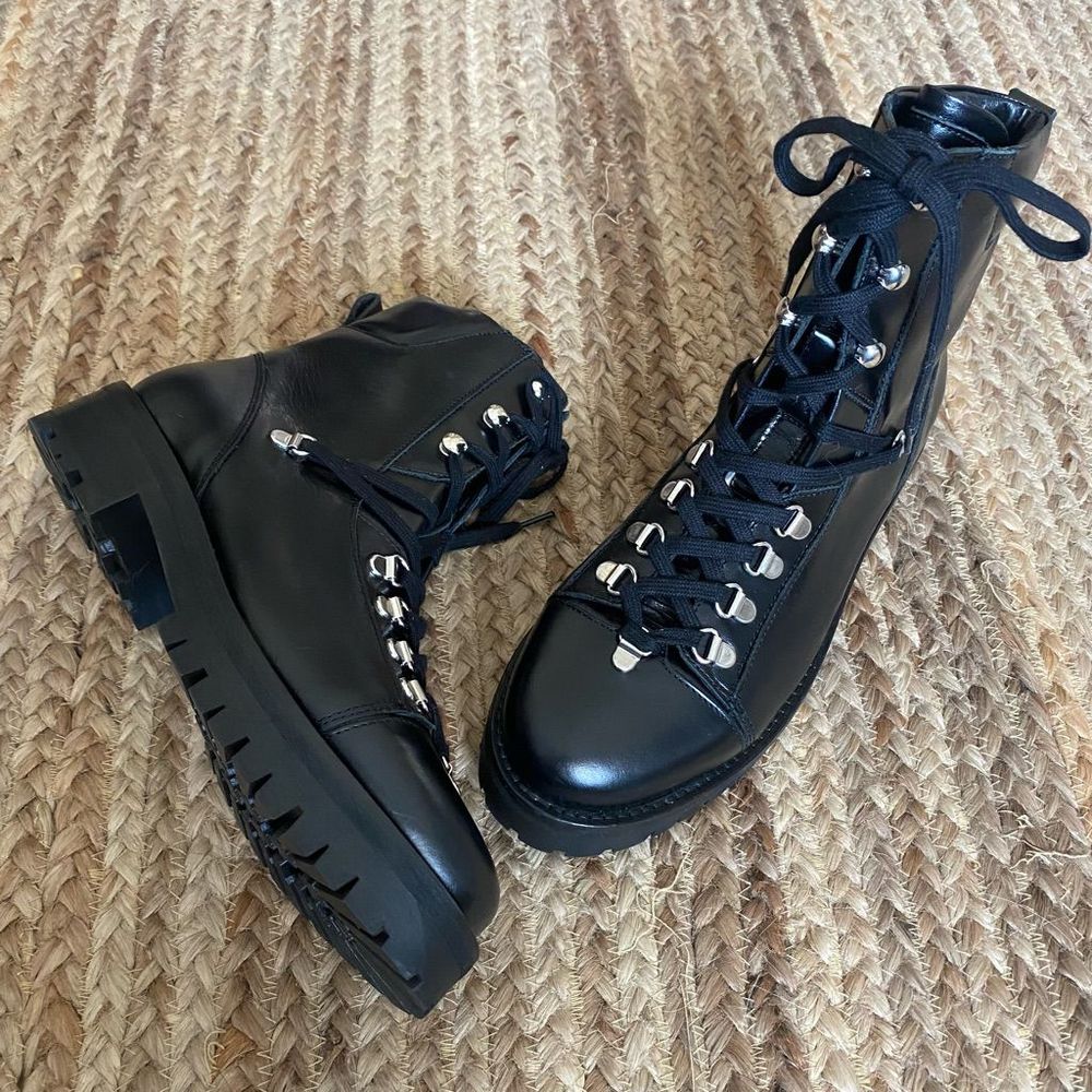 Brand New All Saints Franka Leather Boots Sz 39